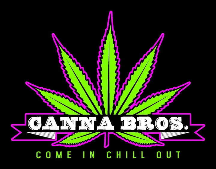 Canna Bros. logo: Come in, chill out